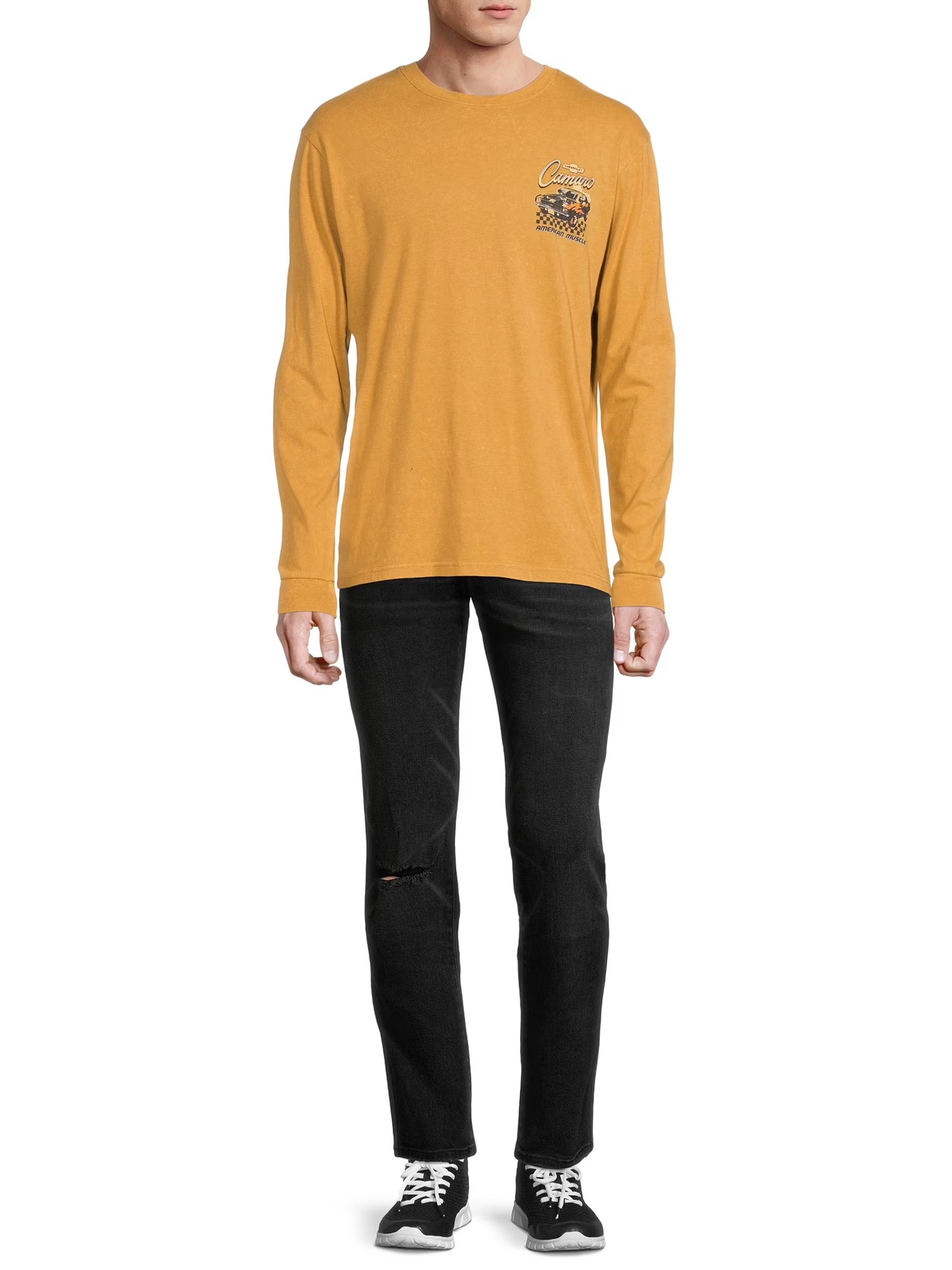 Men's Chevrolet Camaro American Muscle Long Sleeve Graphic T-Shirt