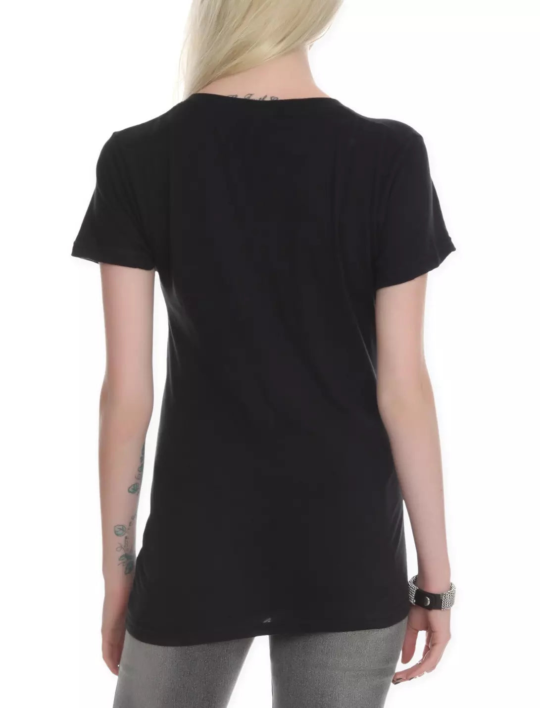 Women Junior's Supernatural Family Business V-Neck T-Shirt Tee