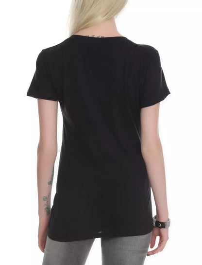 Women Junior's Supernatural Family Business V-Neck T-Shirt Tee