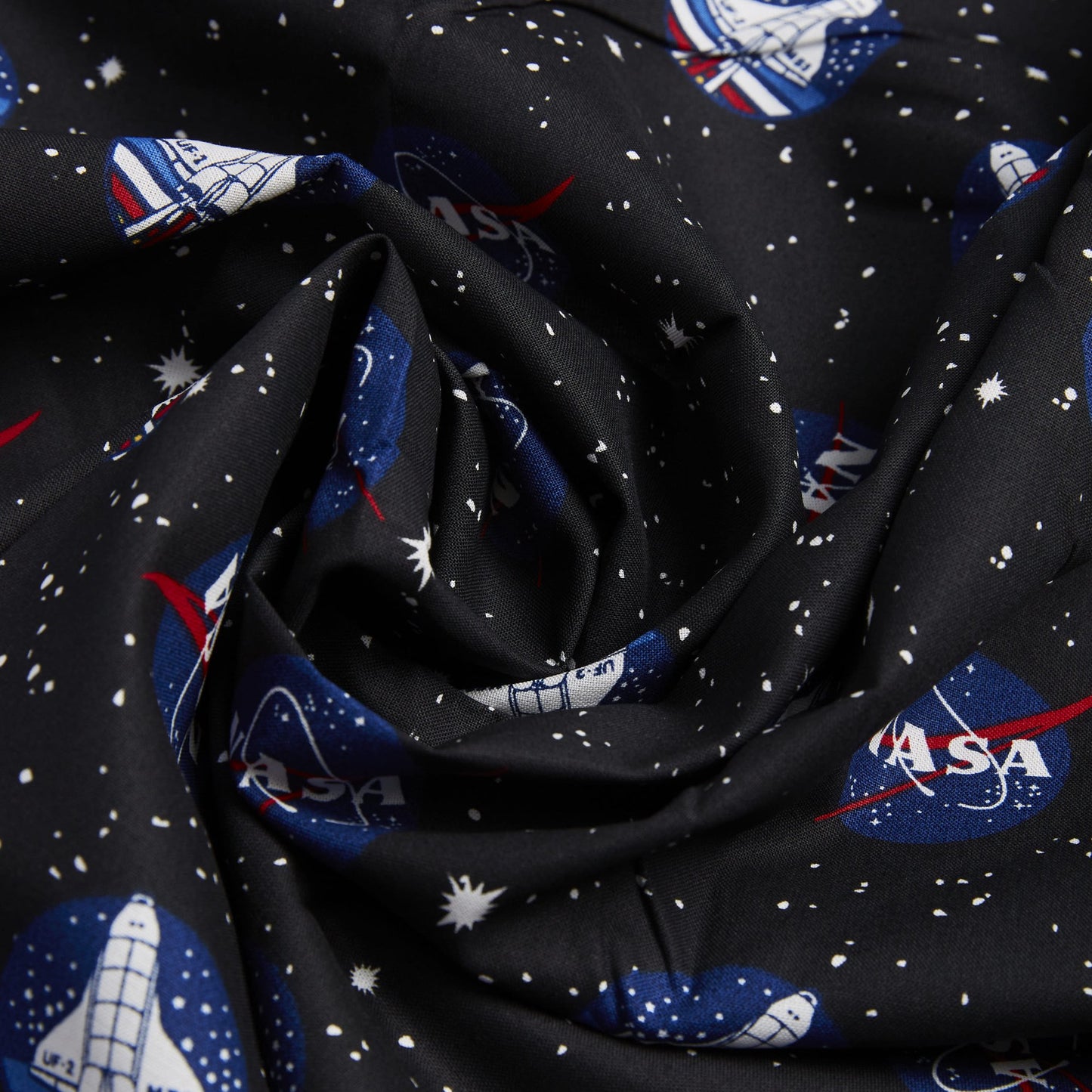 Nasa Space Shuttle 100% Cotton Quilting Fabric, 44" X 8 Yards, By The Bolt