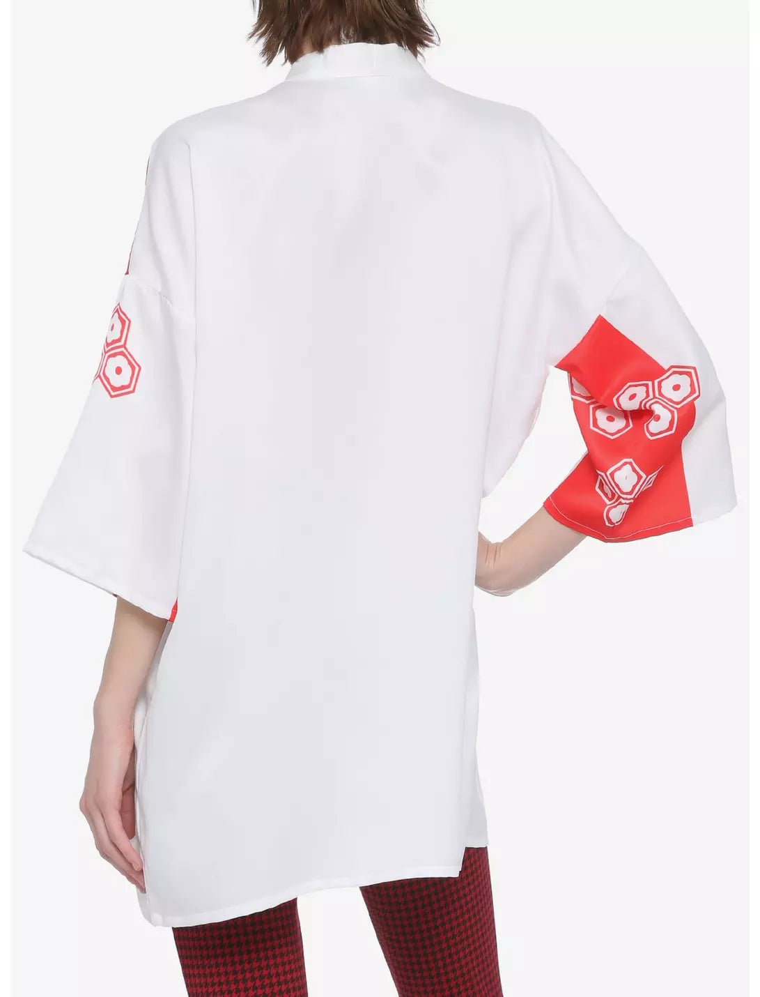 Sesshomaru InuYasha kimono robe by Bioworld, featuring traditional Japanese design with intricate patterns and flowing fabric.
