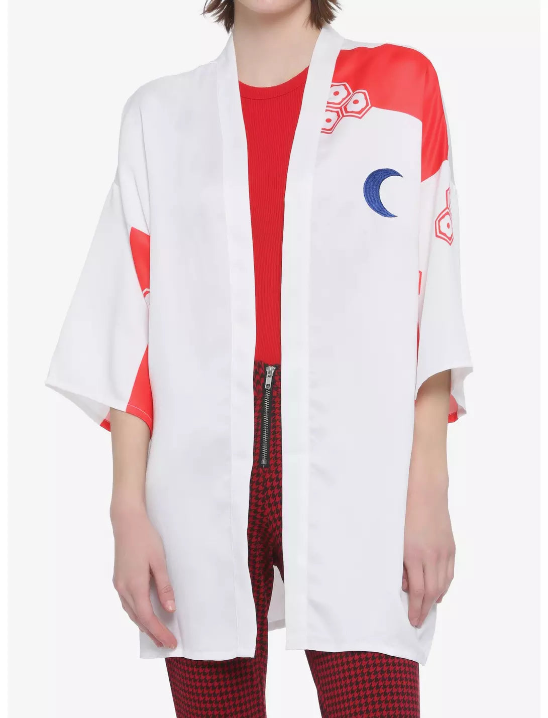 Sesshomaru InuYasha kimono robe by Bioworld, featuring detailed traditional Japanese design and intricate character artwork.