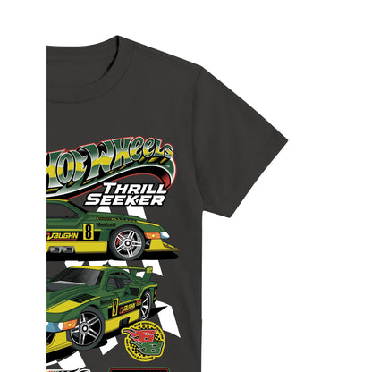 Boys Hot Wheels Thrill Seeker, Crew Neck, Short Sleeve, Graphic T-Shirt, Sizes 4-18