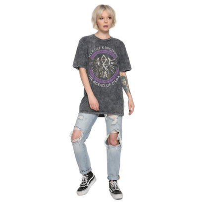 Women Junior's The Legend Of Zelda: Ocarina Of Time Hyrule Kingdom Tour Graphic Tee T-Shirt