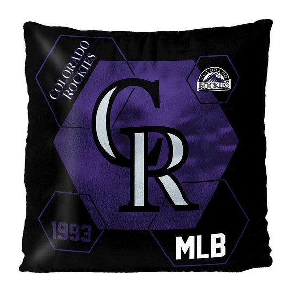 Northwest MLB Colorado Rockies Velvet Pillow, 16" x 16", Connector
