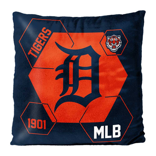 Northwest MLB Detroit Tigers Velvet Pillow, 16" x 16", Connector