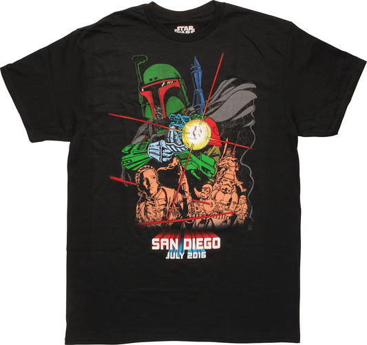 Men's Star Wars Boba Fett SDCC 2016 T-Shirt Tee