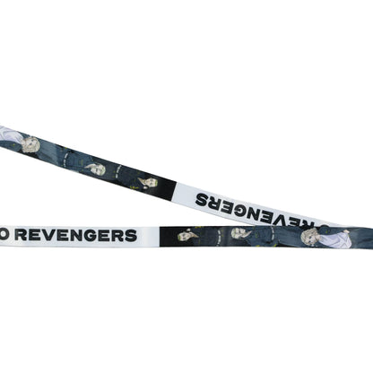 Tokyo Revengers Lanyard Anime Manga Manji Gang Breakaway ID Badge Holder with 2" Rubber Charm