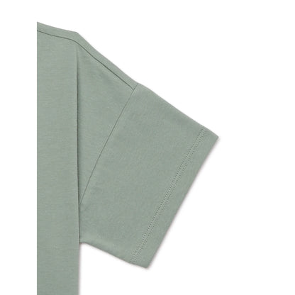 Girls Wonder Nation Cropped Full Bloom Short Sleeve Graphic T-Shirt