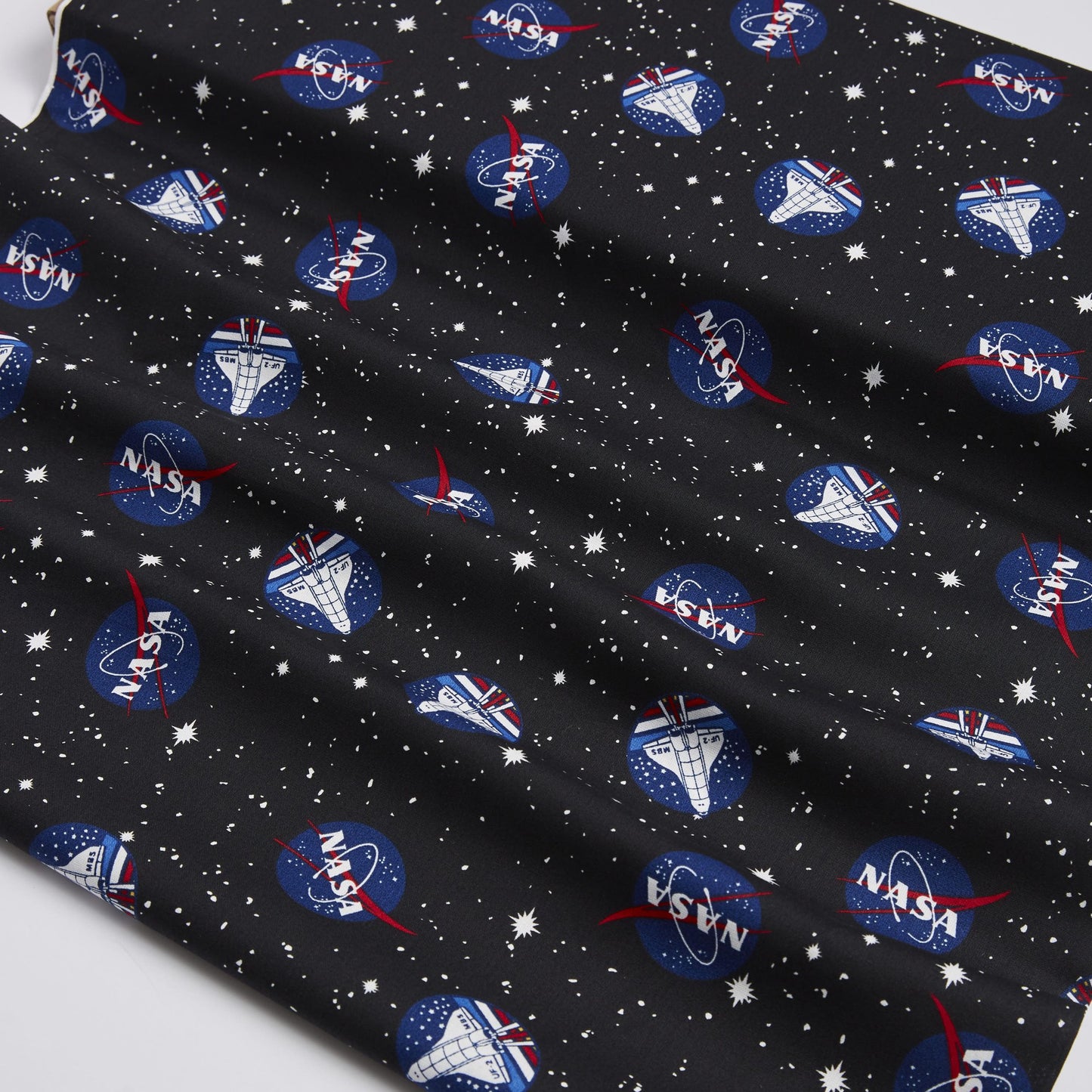 Nasa Space Shuttle 100% Cotton Quilting Fabric, 44" X 8 Yards, By The Bolt
