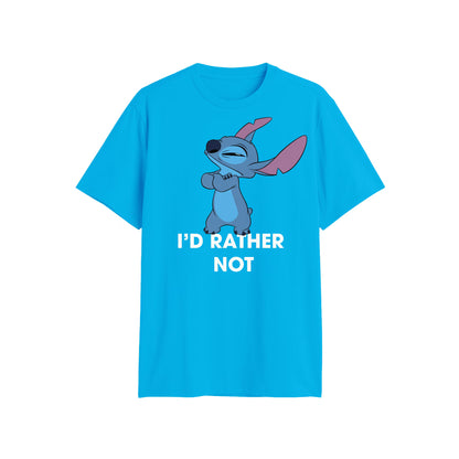 Men's Disney Lilo & Stitch I'd Rather Not T-Shirt Tee