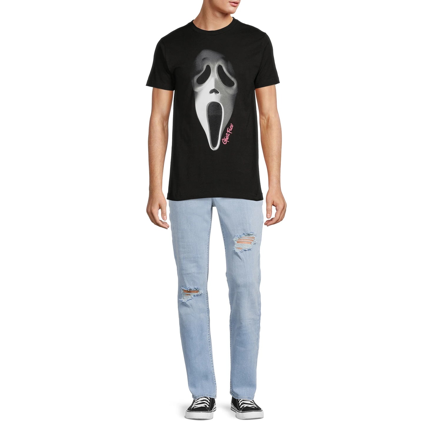 Men's Ghostface Big Face Graphic Tee T-Shirt