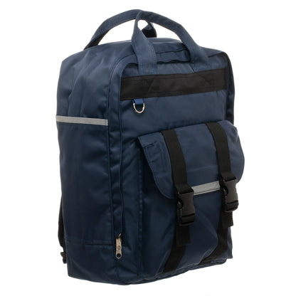 Men's Square Backpack Built Up Backpack for Men