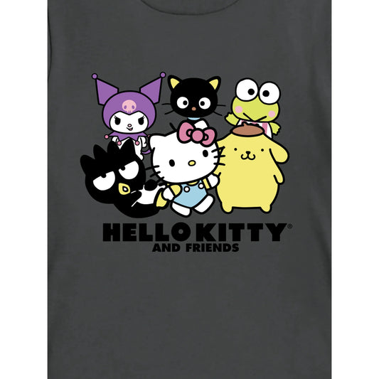 Youth Kids Sanrio Hello Kitty Crew Neck, Short Sleeve, Graphic T-Shirt