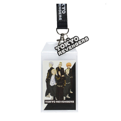 Tokyo Revengers Lanyard Anime Manga Manji Gang Breakaway ID Badge Holder with 2" Rubber Charm