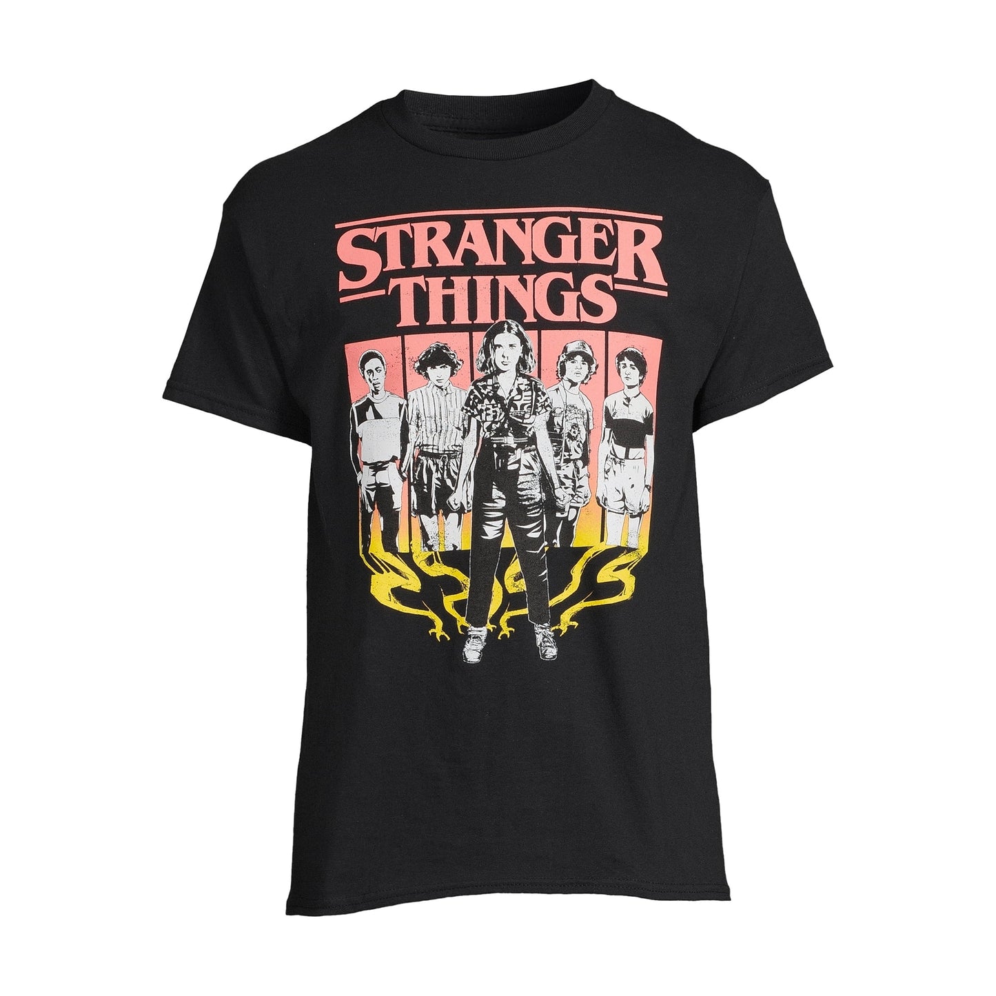 Men's Stranger Things Boxes Character Graphic Tee T-Shirt