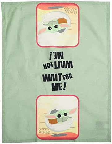 The Child Wait For Me Dish Towel Star Wars The Mandalorian