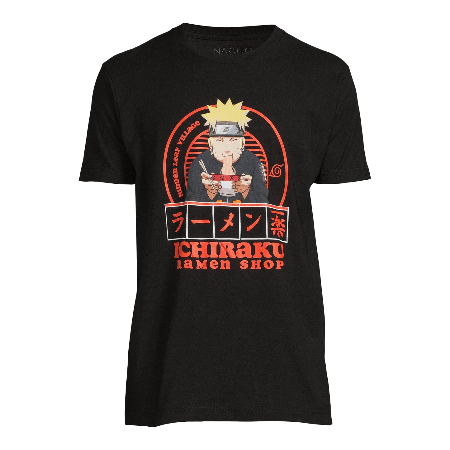 Men's Naruto Ichiraku Ramen Shop Graphic Tee T-Shirt