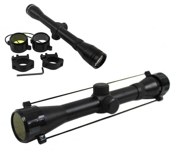 4x32 SCOPE Rife Scope with Detachable Mount & Lens Cap