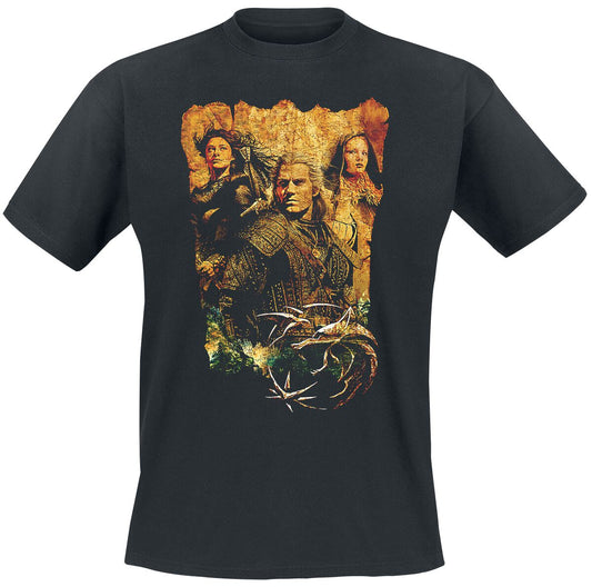 Men's The Witcher Netflix Graphic Tee T-Shirt Black