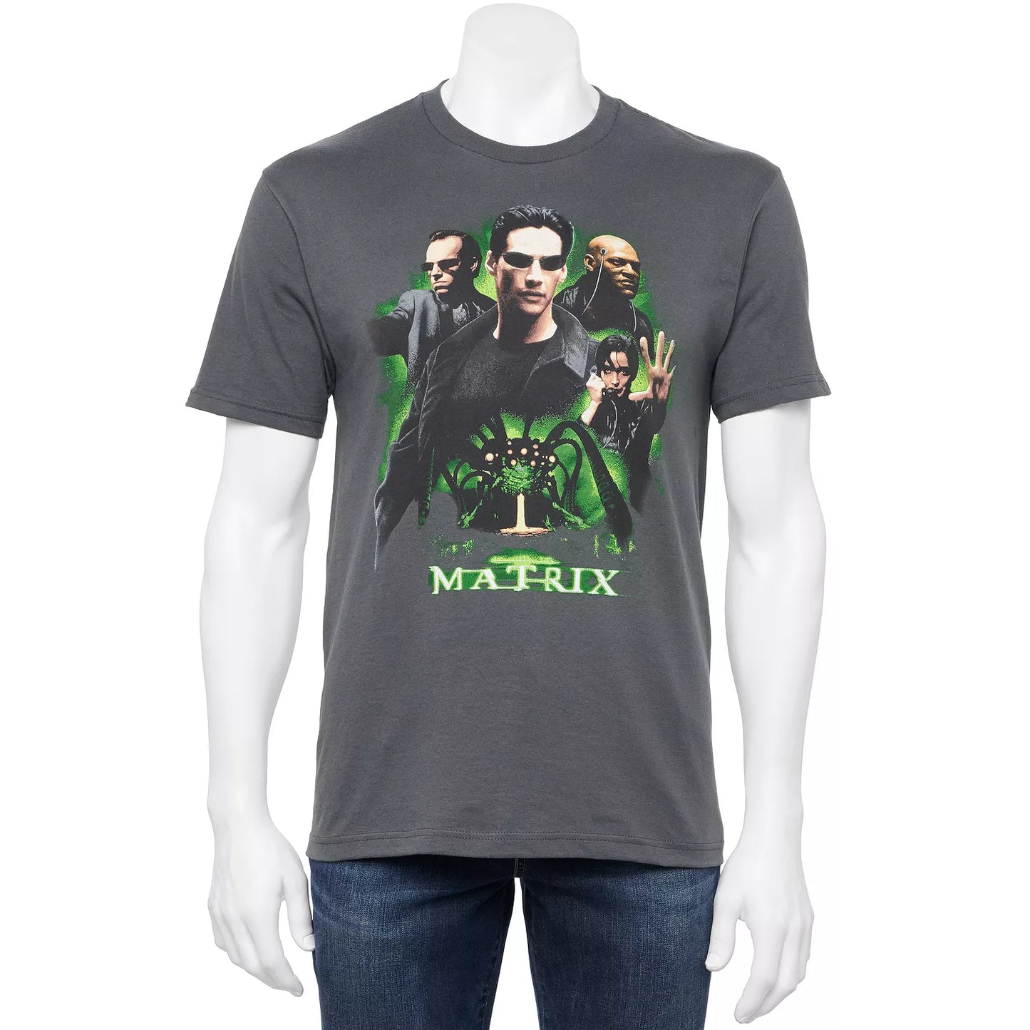 Men's Matrix Movie Poster Graphic Tee T-Shirt