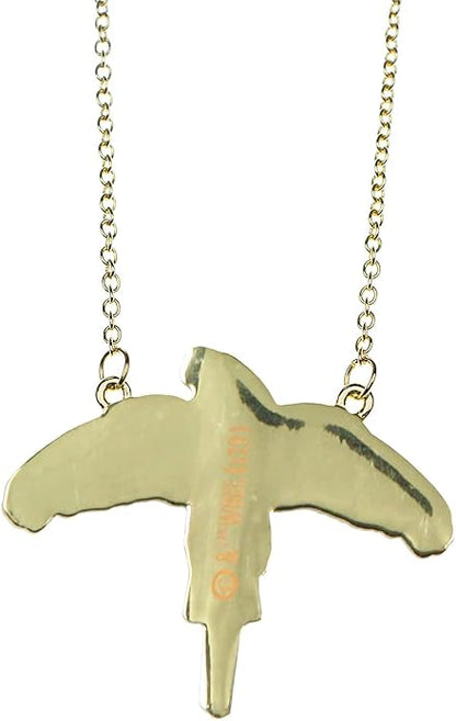 Harry Potter Flying Companion Fire Phoenix Fawkes Necklace