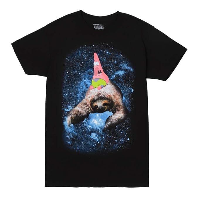 Men's Spongebob Squarepants Patrick and Sloth in Space Tee T-Shirt