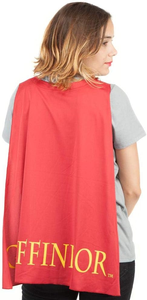 Women Junior's Gray Harry Potter Gryffindor Caped Polo Tie Juniors Tee T-Shirt - Rex Distributor, Inc. Wholesale Licensed Products and T-shirts, Sporting goods,