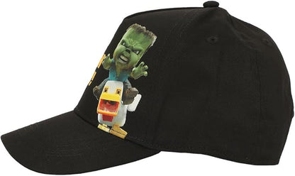 A Minecraft Movie Chicken Jockey Youth Black Traditional Adjustable Baseball Cap