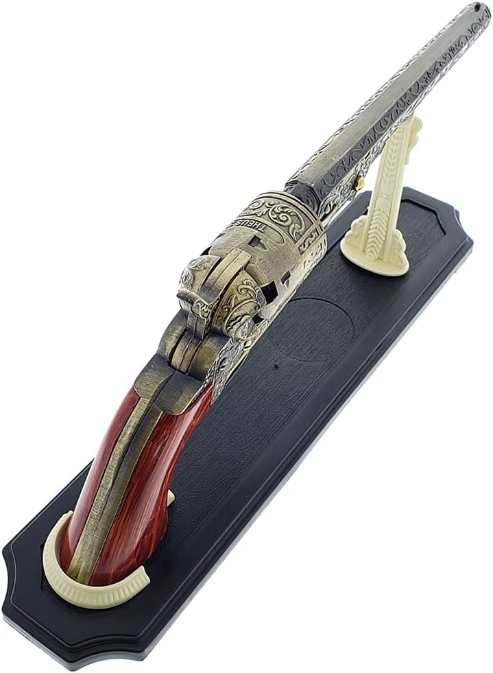Rex Distributor KN 1200-AGN 13-inch US decorative revolver collectible with display stand