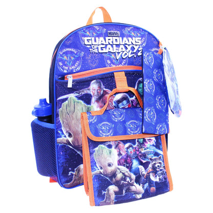 Guardians of the Galaxy 16" Backpack 5pc Set, Multi-Colored