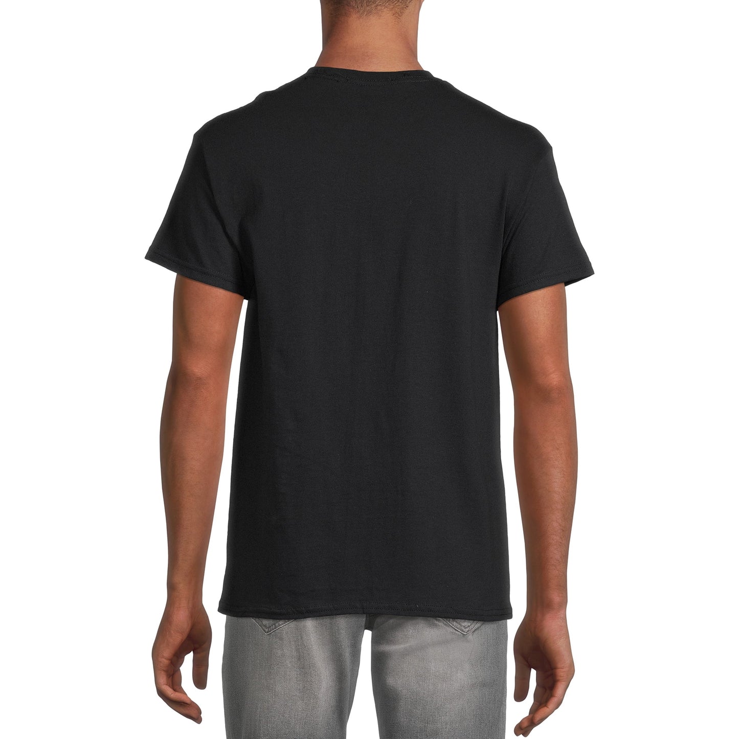 Men's Stranger Things graphic T-shirt featuring character artwork, made by Rex Distributor, Inc., showcasing vibrant print and classic fit.