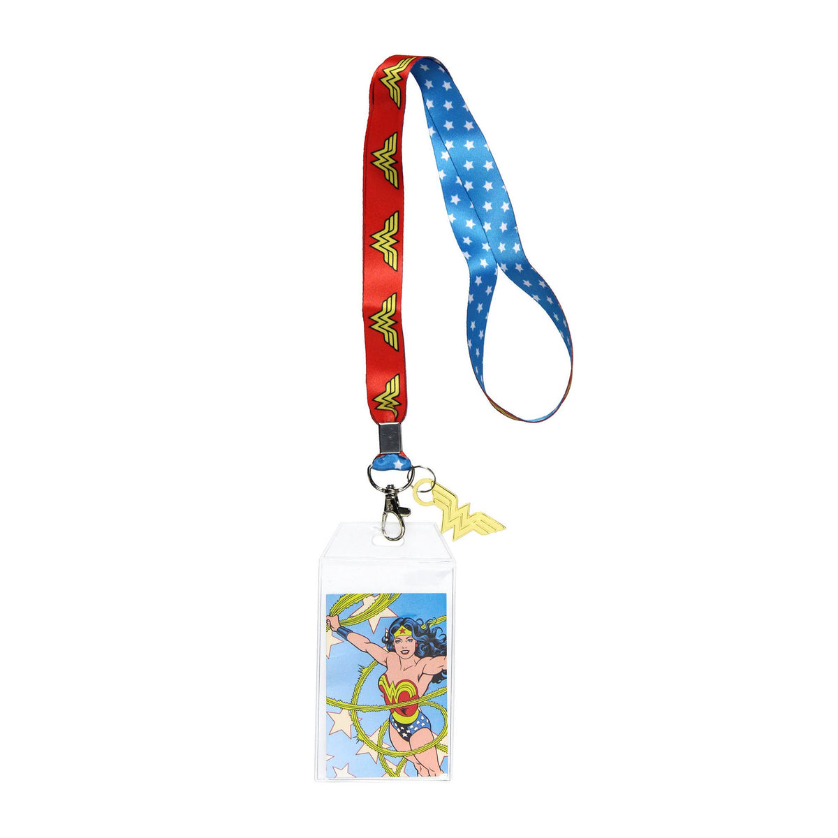 DC Comics Wonder Woman Lanyard with Rubber Charm