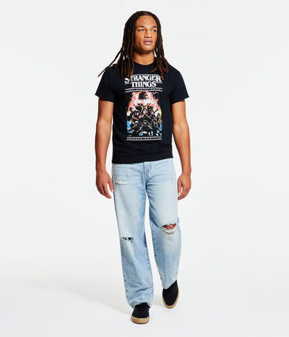 Men's Stranger Things The Upside Down & Friends Don't Lie Graphic Tee T-Shirt