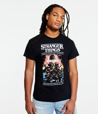 Men's Stranger Things The Upside Down & Friends Don't Lie Graphic Tee T-Shirt