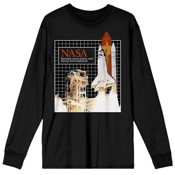 Men's NASA Logo and Realistic Pullover Sweater