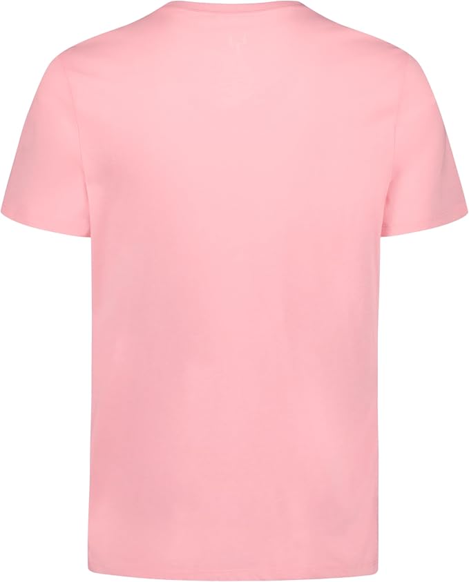 Men's Pink Messi Logo Graphic Tee T-Shirt