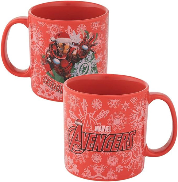 Marvel Avengers Iron Man Holiday 20 oz. Ceramic Mug