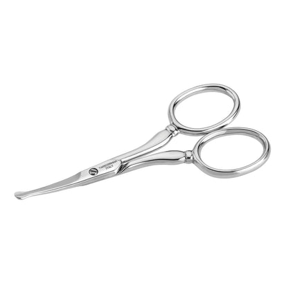 Rex Distributor barber scissors, RI 517-B 4-inch curved nose and facial hair scissors