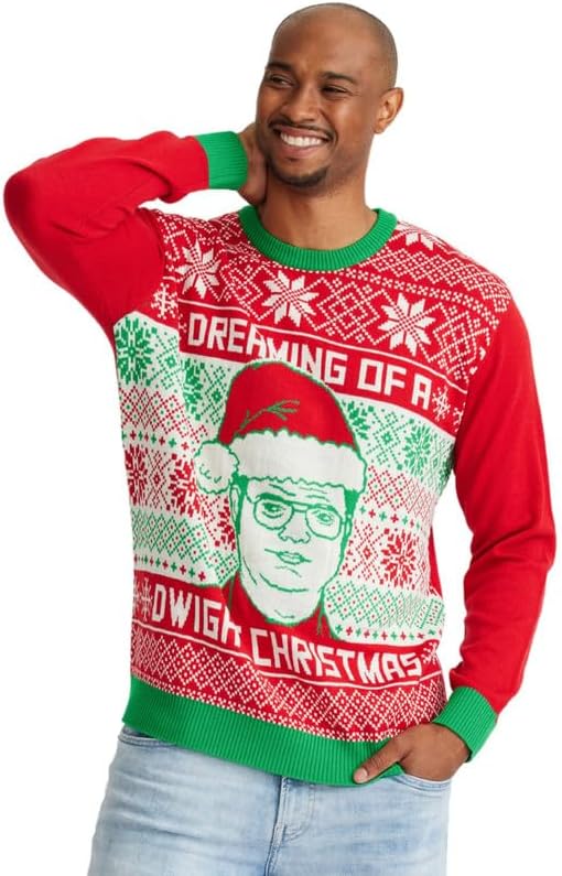 Men's The Office Dreaming of a Dwight Christmas Holiday Pullover Sweater