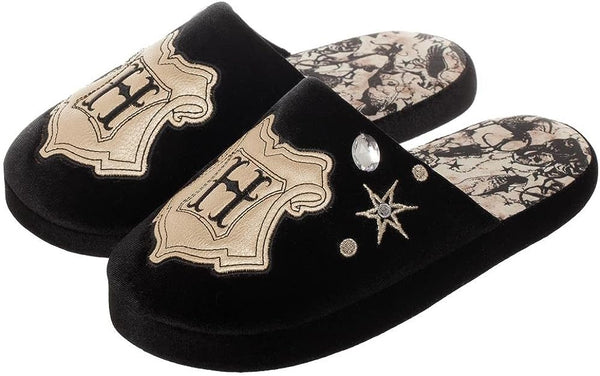 Harry Potter Themed Unisex Women Mens Slip-On Slippers Footwear With Embroidered Designs
