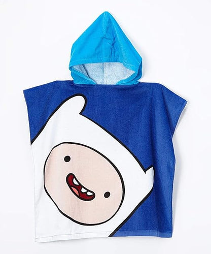 Adventure Time Boys' Finn The Human Hooded Poncho - Rex Distributor, Inc. Wholesale Licensed Products and T-shirts, Sporting goods,