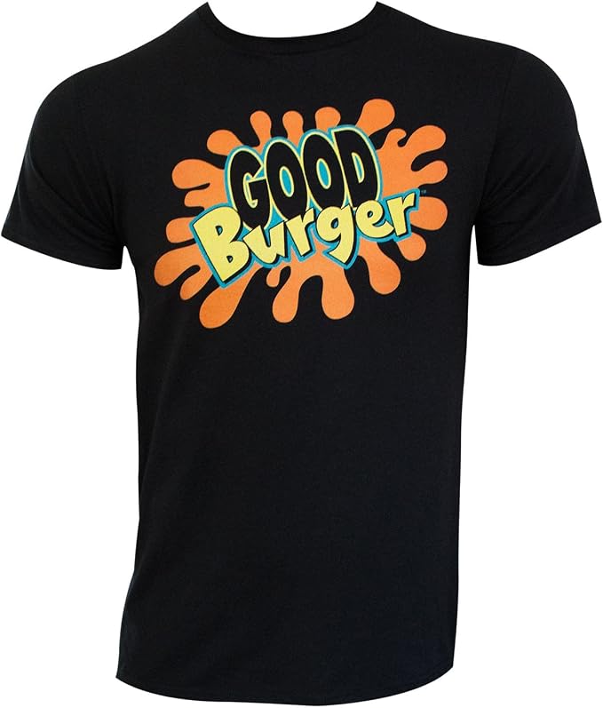Men's Nickelodeon Good Burger T-Shirt Black Logo Tee