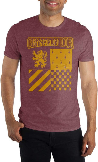 Men's Harry Potter Gryffindor Element of Fire Red Tee T-Shirt