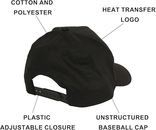 A Minecraft Movie Chicken Jockey Youth Black Traditional Adjustable Baseball Cap