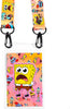 SpongeBob SquarePants Surprised Expressions Lanyard with ID Badge & Sticker