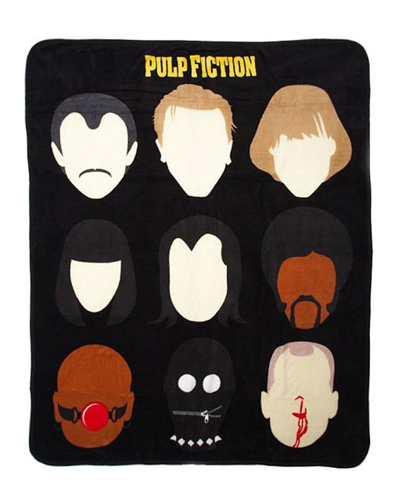 Miramax Pulp Fiction Plush Throw Blanket 48