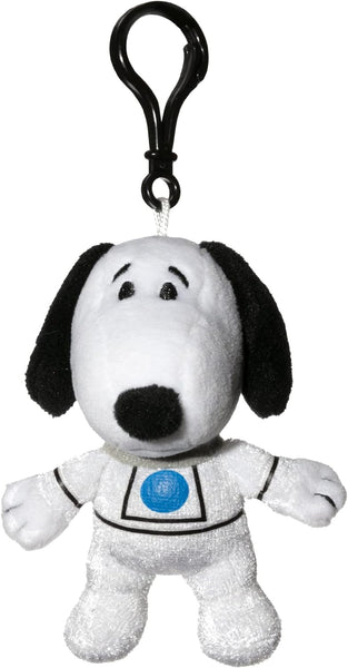 11895 Snoopy in Space Snoopy in White Astronaut Suit Clipsters Plush Toy 4"