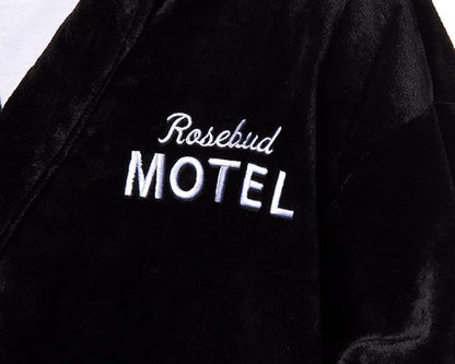 Schitt's Creek Gift Plush Fleece Luxury Bathrobe Robe Rosebud Hotel