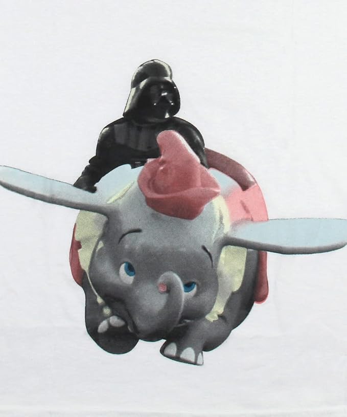 Star Wars Womens' Darth Vader Does The Dumbo Ride V-Neck Graphic T-Shirt - Rex Distributor, Inc. Wholesale Licensed Products and T-shirts, Sporting goods,